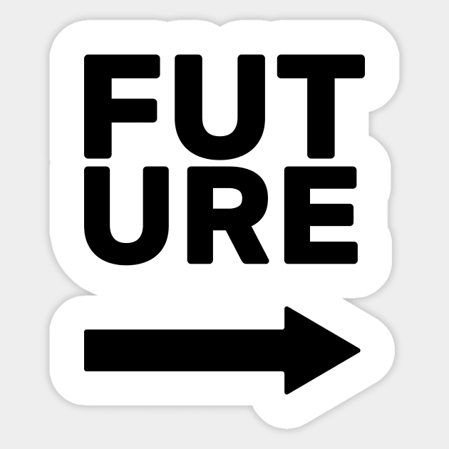 Future This Way (arrow right) Sticker by TheNativeState